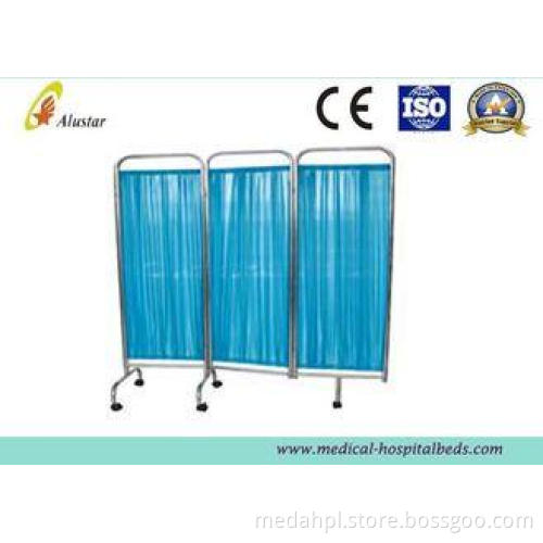 Durable Steel Frame 3 Folding Hospital Privacy Screens PVC